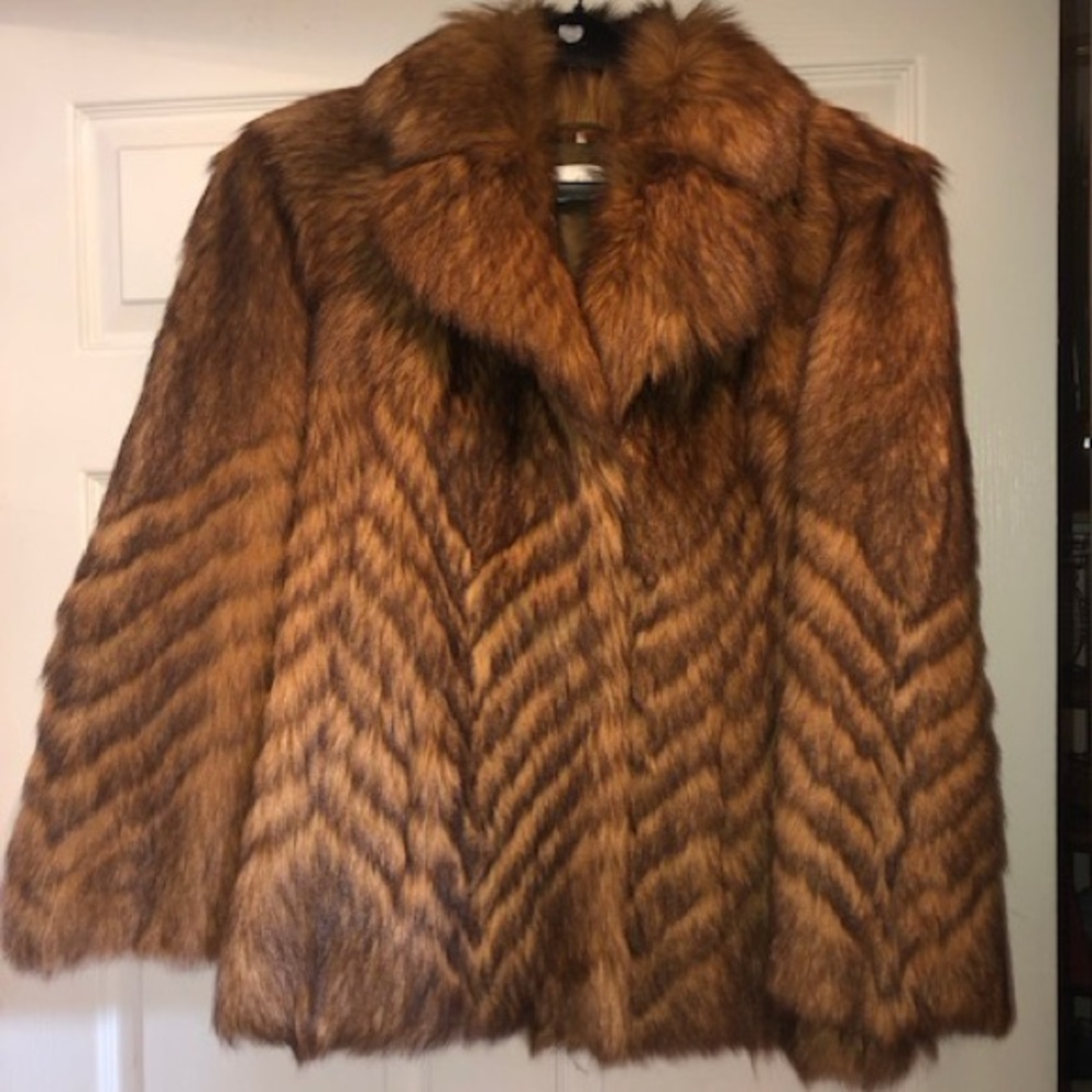 Vintage Rive Droite Genuine Goat Fur Coat